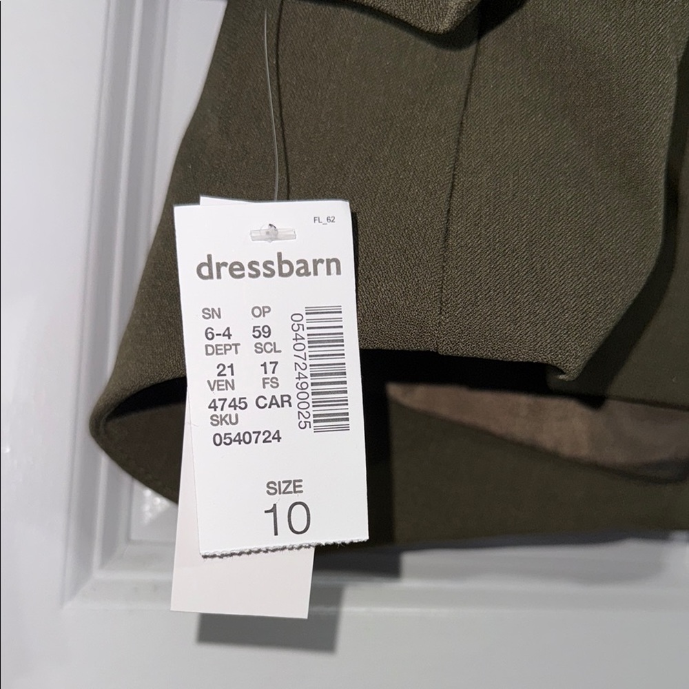 Olive Green Women's Jacket - Picture 5 of 5